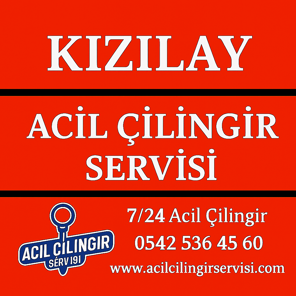 Kızılay Çilingir Anahtarcı Oto Çilingir  7/24 Güvenilir ve Hızlı Hizmet
